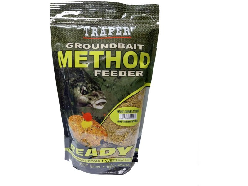 Barība TRAPER Method Feeder Ready Pineapple / Strawberry / Tutti Frutti – 750 g