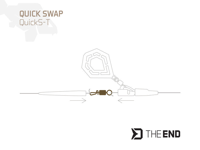 Karabiin Delphin TheEND QuickS-T / 10 tk