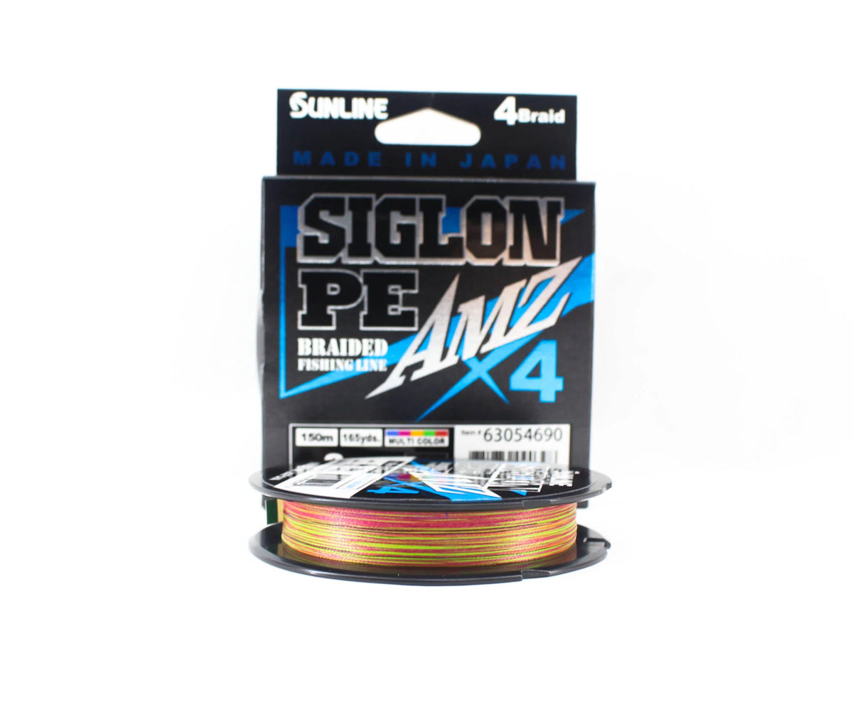 Pītā aukla Sunline SIGLON PE×4 AMZ 150M Multicolor