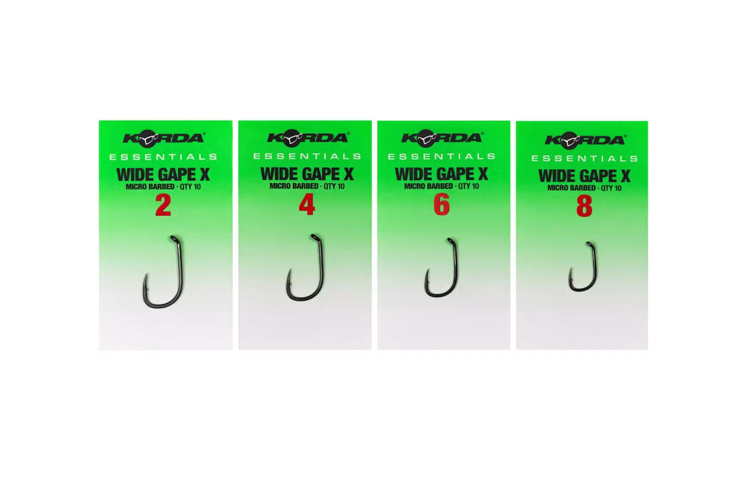 Āķi Korda Essentials Wide Gape X Barbed