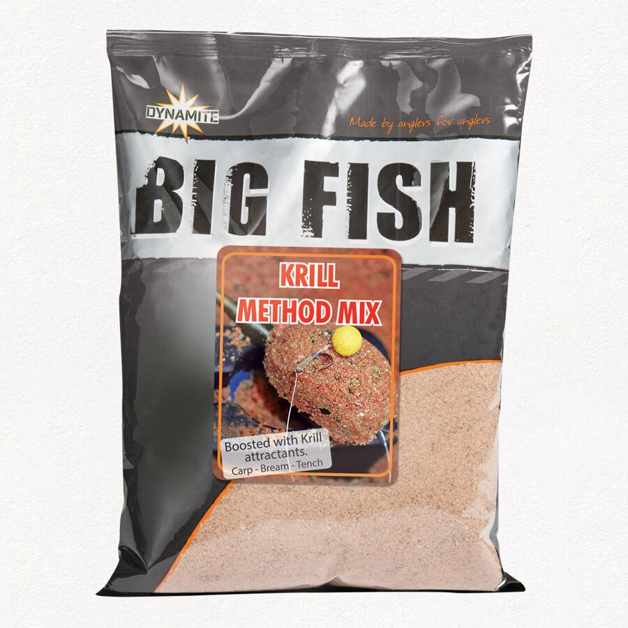 Barība Dynamite Big Fish Krill Method Mix Groundbait 1,8kg