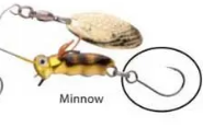 SPRO LARVA S-BAIT SINGLE HOOK 4CM 7G