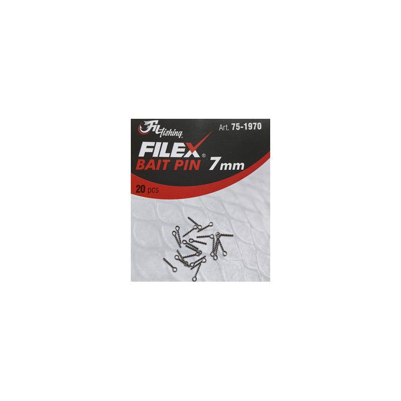 Ēsmas Skrūves FILEX BAIT PIN 7mm / 20 pcs