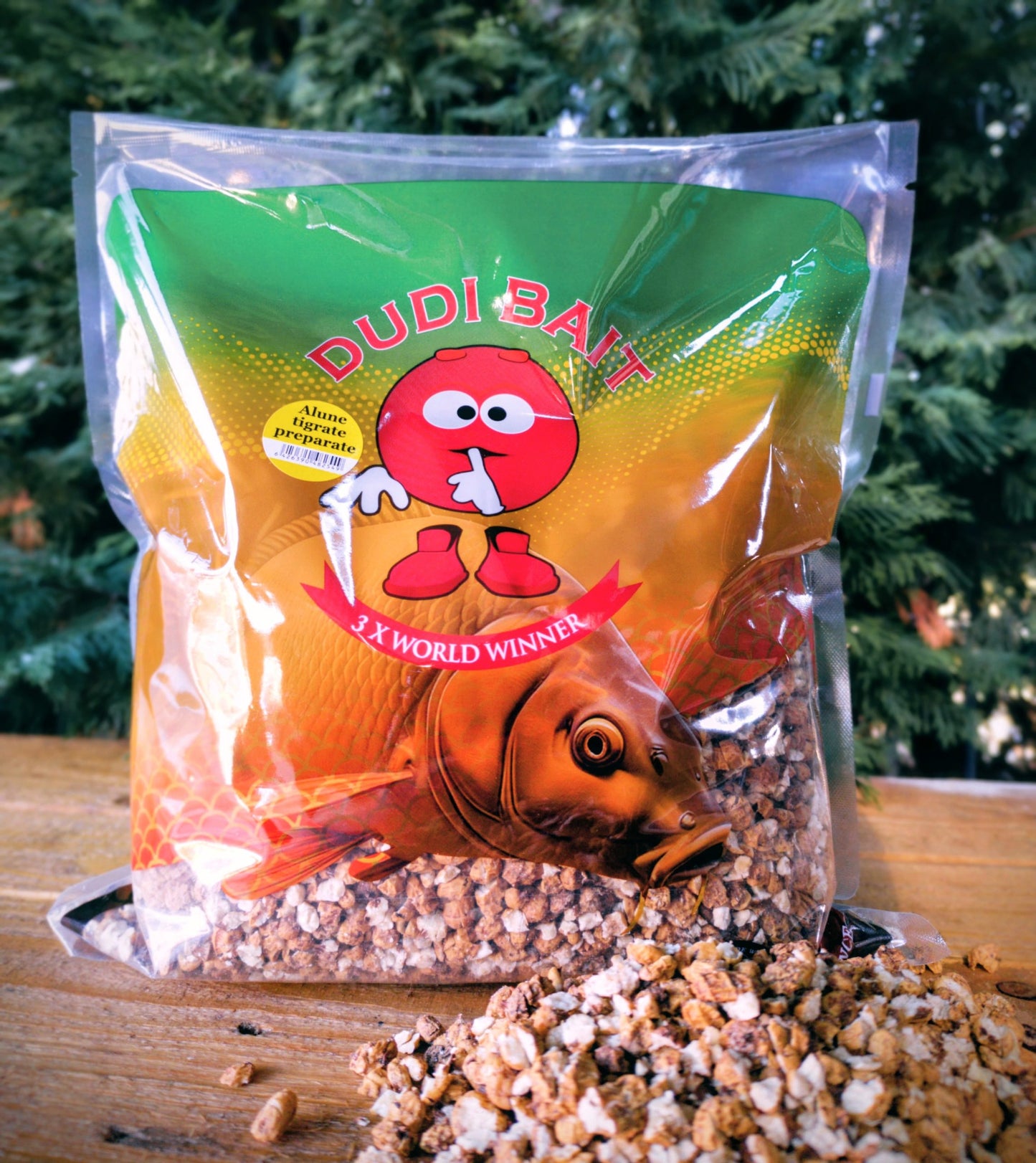 Tiigerpähklid Dudi Baits Crushed Tigernuts (kasutamiseks valmis, keedetud) vaakumkott