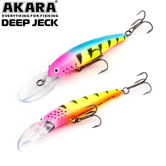 Vobleris AKARA Deep Jeck 90 F (90mm, 12g, 3-3.5m) / A124