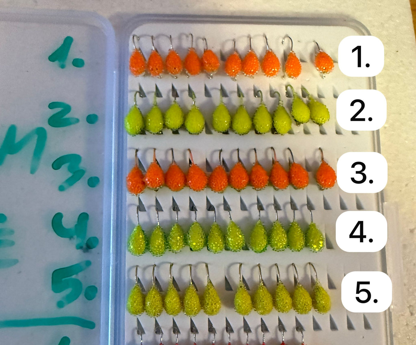 Volframmormõška "RAW" 2 g 5 tk