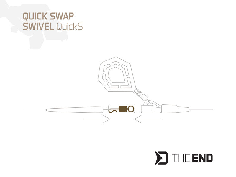 Karabiinid Delphin TheEND QuickS / 10 tk