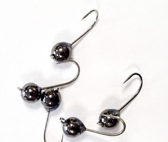 Volframa Džiggalvas Nano JigHead #10 Black Nickel