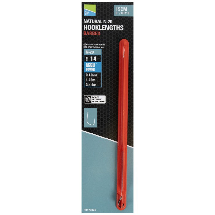 Preston Natural N-20 lipstiku trossid
