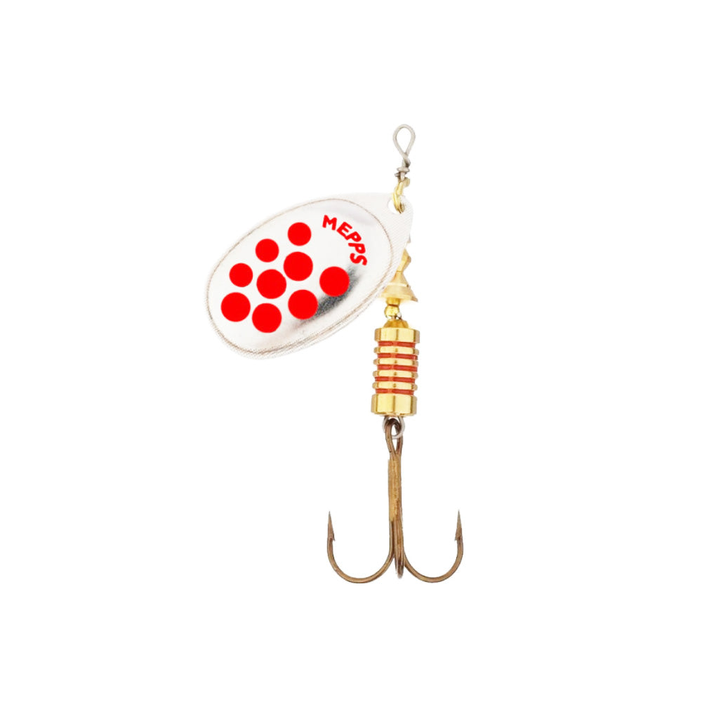 Rotiņš Mepps AGLIA DECOREE Silver/Red