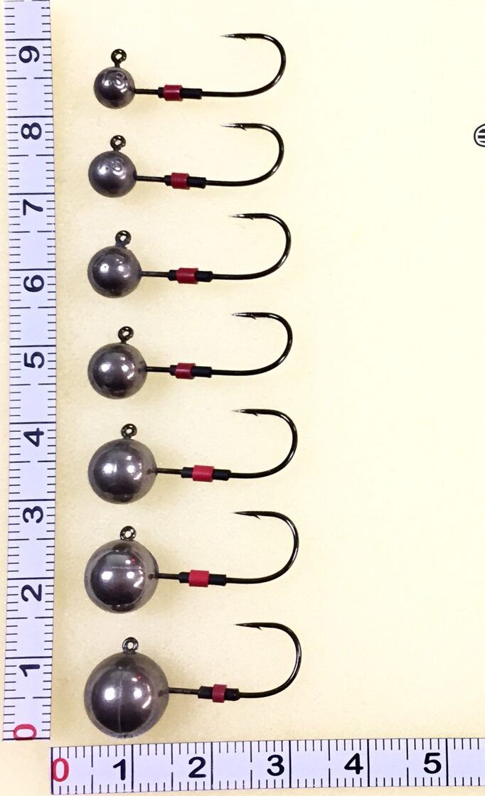 Volframa Džiggalva Fish On Jig Head ar MEITO #4 āķi 0.9gr - 10.6gr