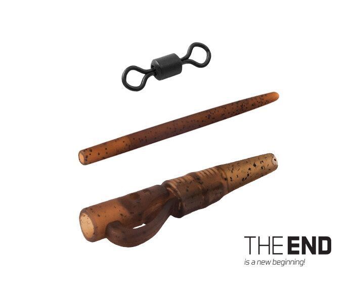 Delphin Pin-swivel lead montage THE END / 6pcs