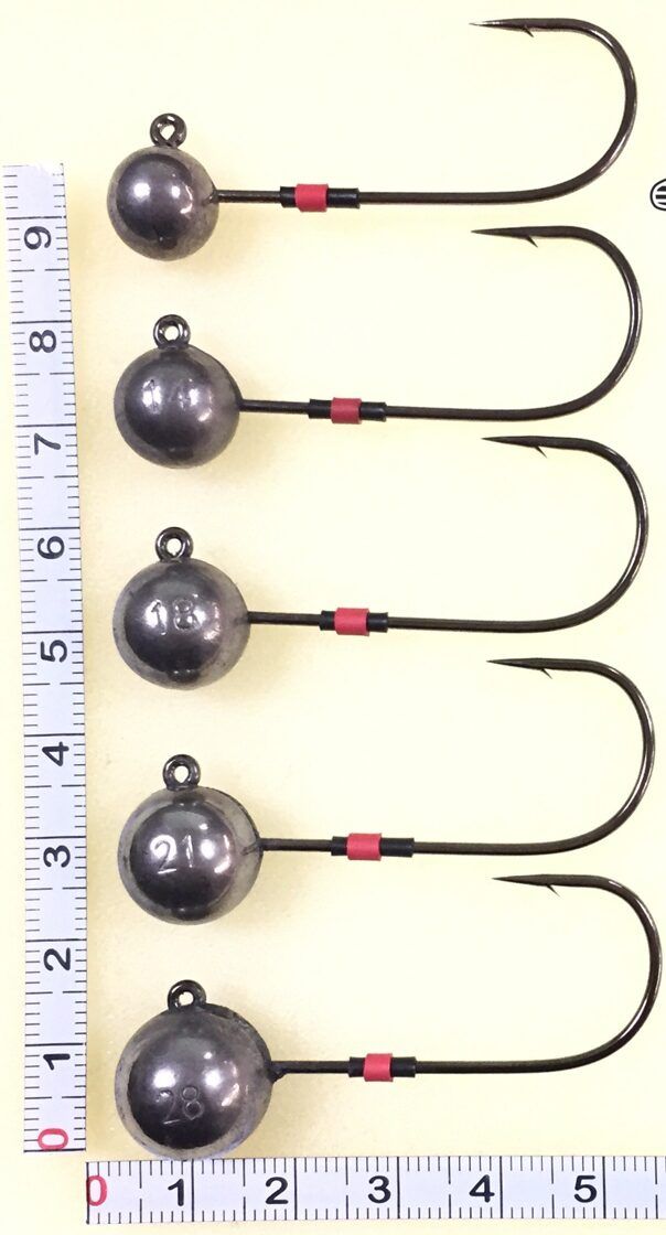 Volframa Džiggalva Fish On ar MEITO #5/0 āķi 5.3gr - 28gr