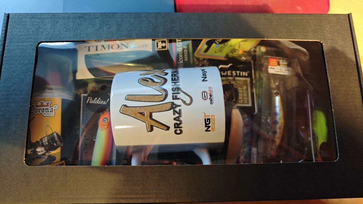 Dāvanu Kaste no Alex Crazy Fisherman "Lasis/Taimiņš"