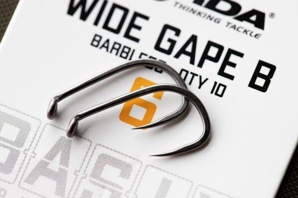 Āķi KORDA BASIX Wide gape B Barbless