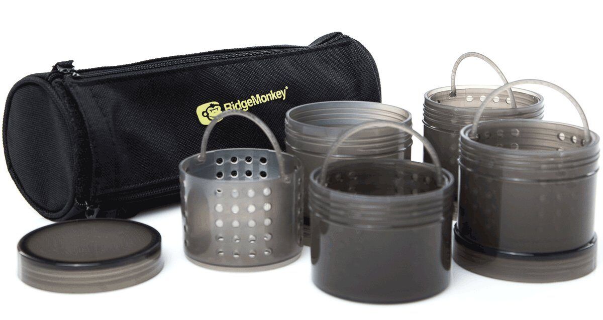 Ēsmas trauciņi Ridge Monkey Modular Hookbait Pots