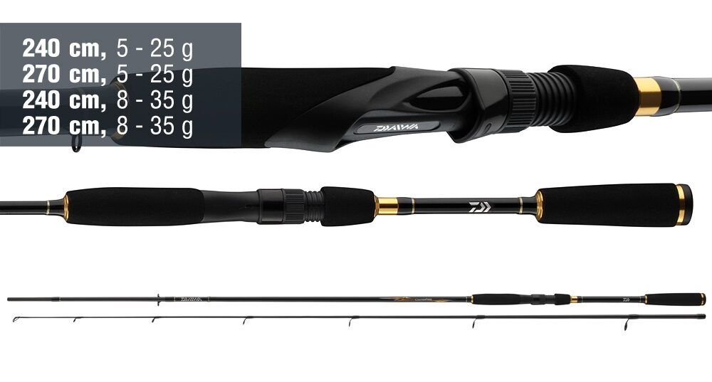 Spinningu õng DAIWA Crossfire Jig | 2,40 m | 5-25 gr.