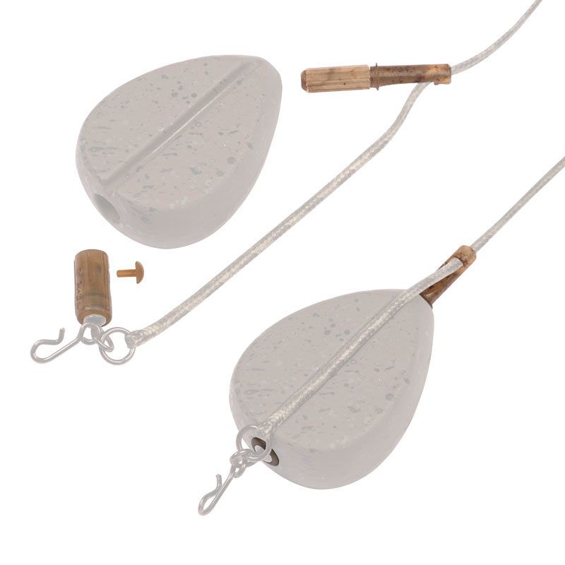 Klambrid FOX EDGES CAMO INLINE LEAD DROP OFF KOMPLEKTID