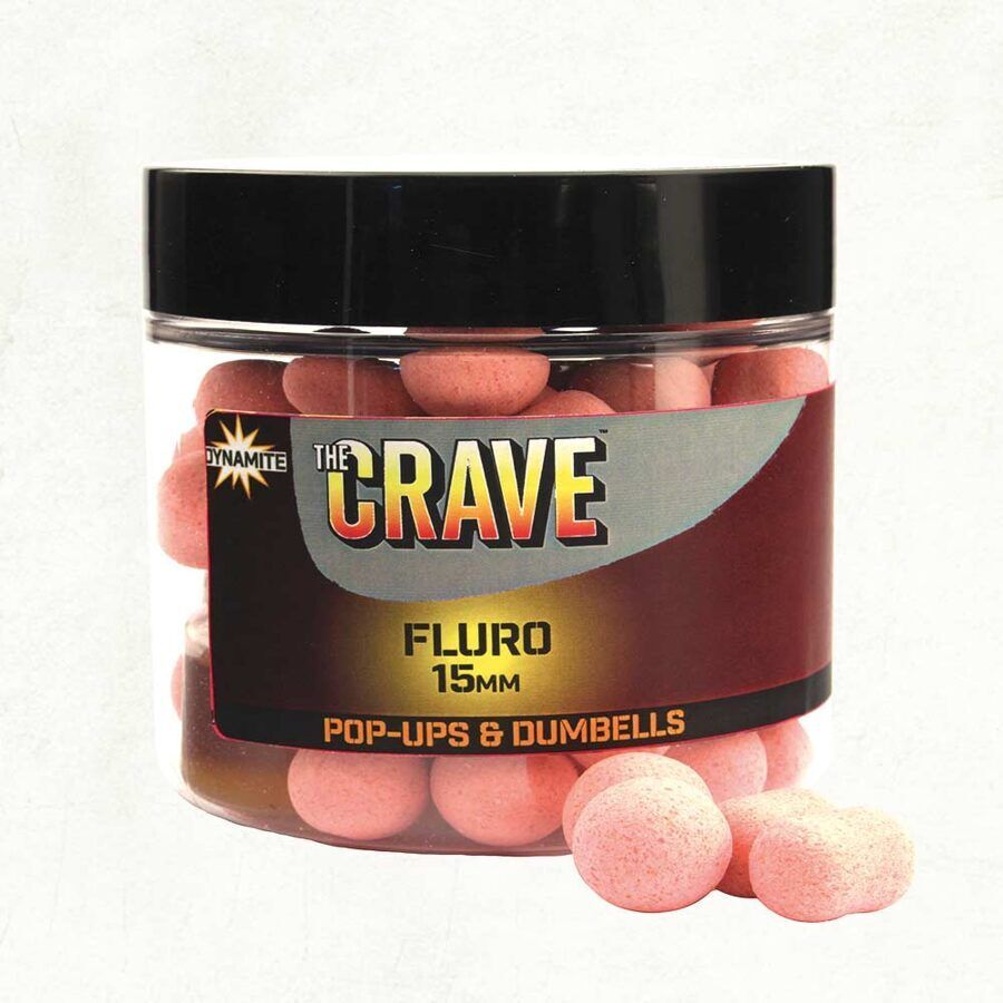 Pop Up Dynamite Baits The Crave Fluro and dumbells