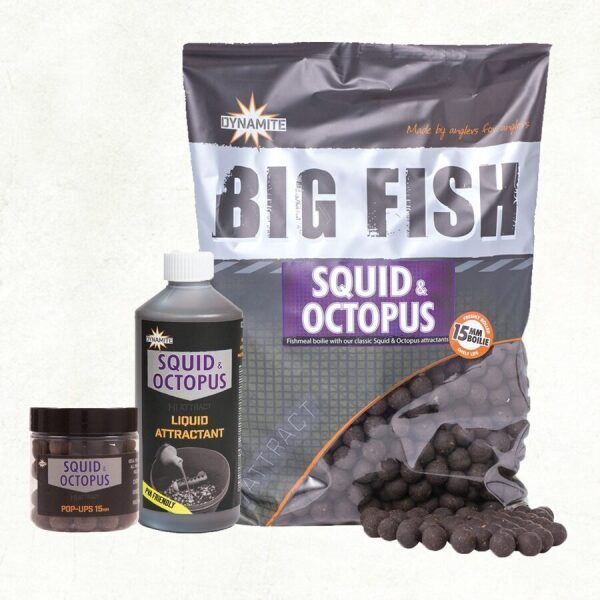 Boilas Dynamite Bait 15mm kalmaar ja kaheksajalg 1kg
