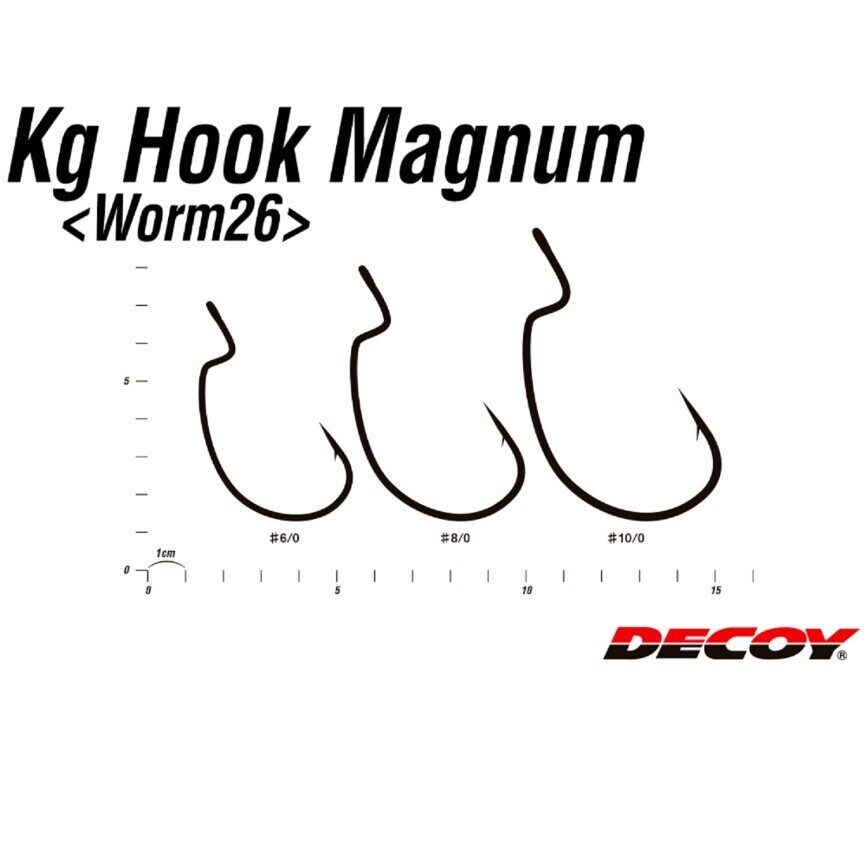 Ofseta āķi DECOY WORM 26 HOOK MAGNUM