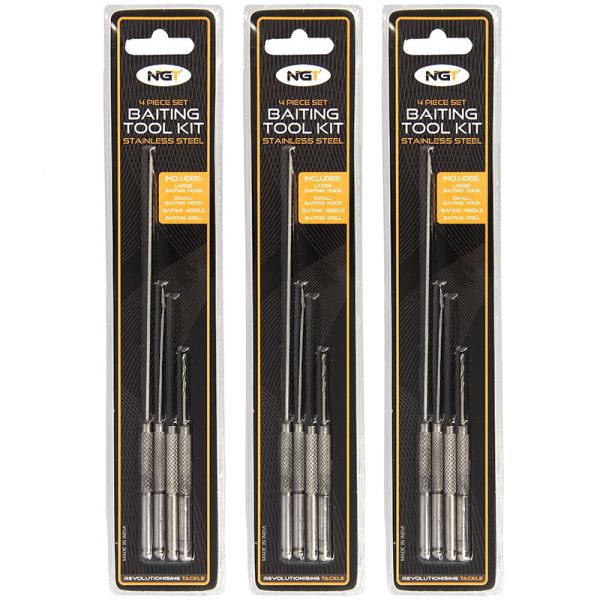 Adatu komplekts 4pc baiting tools stainless steel