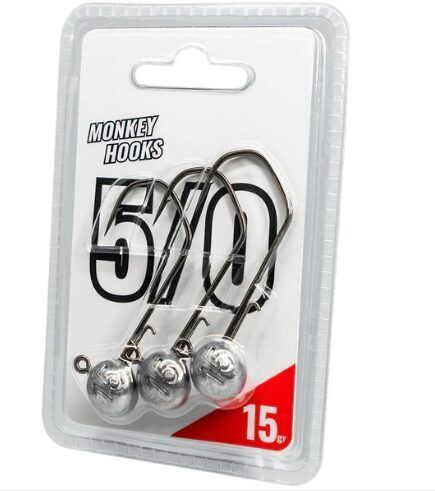 Džiggalvas Monkey Hooks 5/0 Raw