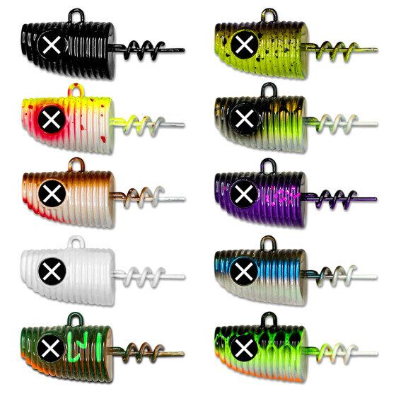 Svins Monkey Lures Screw Head 80gr , Ieskrūvējamais svins gumijas mānekļiem