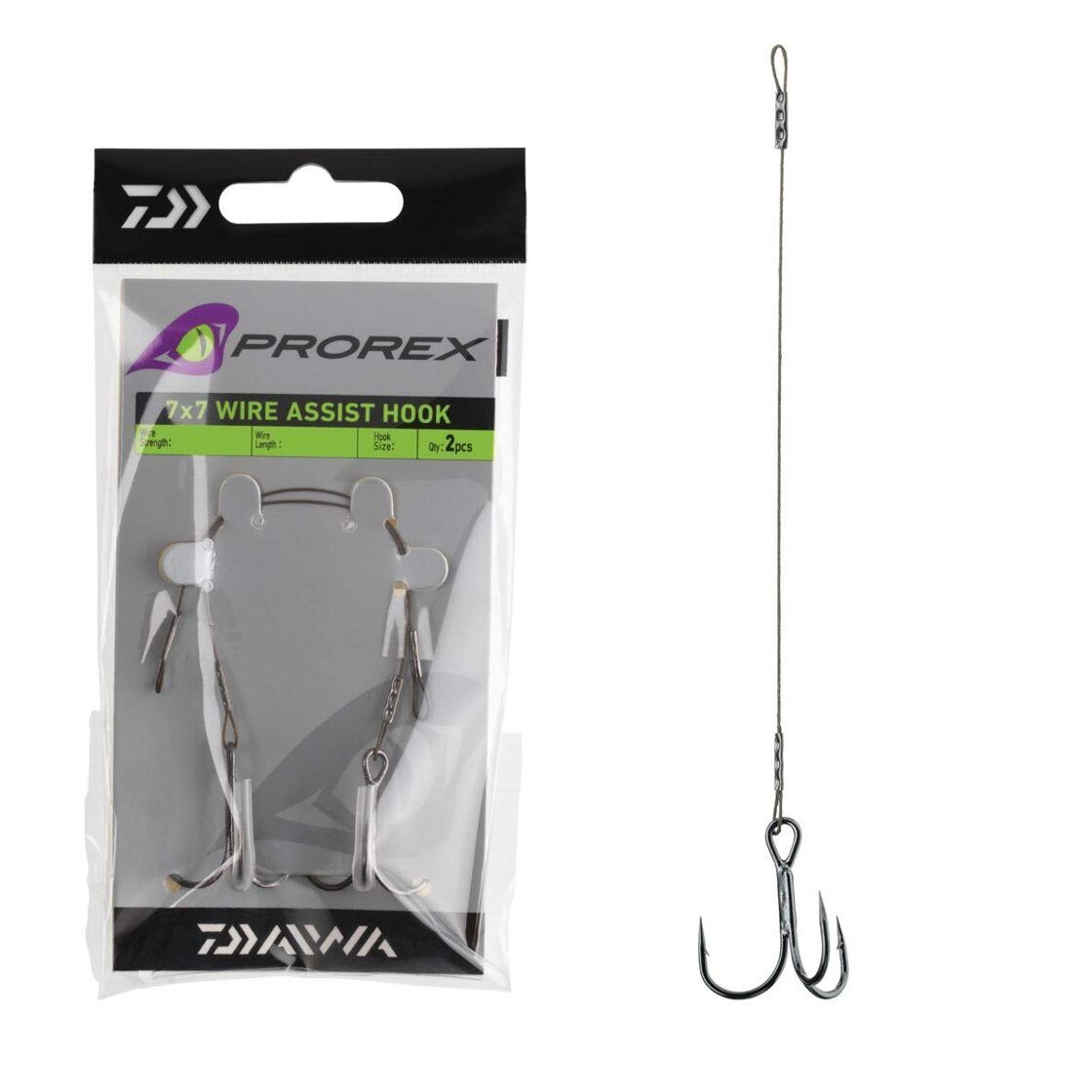 Stingeri Daiwa Prorex 7x7 Wire Assist Hook 2gb.