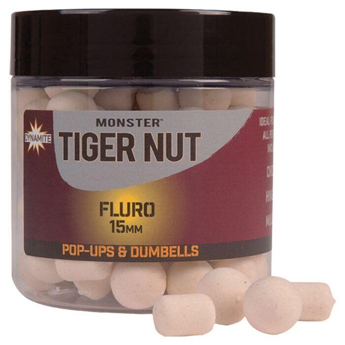 Pop-up Dynamite Bait Monster Tiger Nut Fluro hüpiklantid ja hantlid
