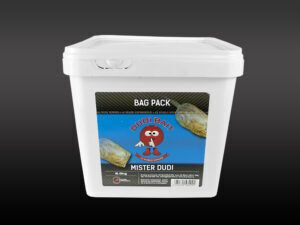 Toit + vedelik Dudi söödakottide pakk - Mister Dudi 2,5 kg + 250 ml