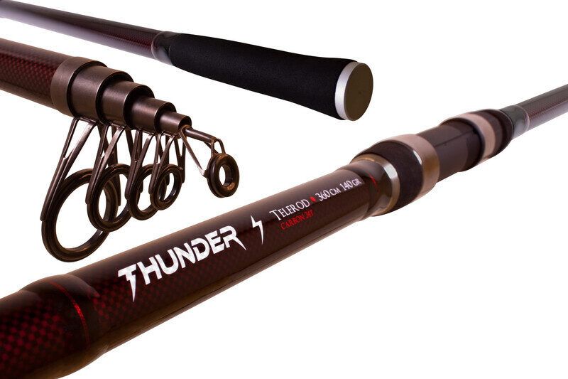 Teleskoopõngega õng Delphin THUNDER TELEROD 360cm/kuni 140g