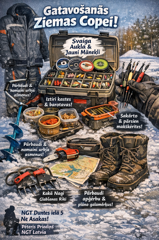 Kā sagatavoties zemledus copes sezonai?