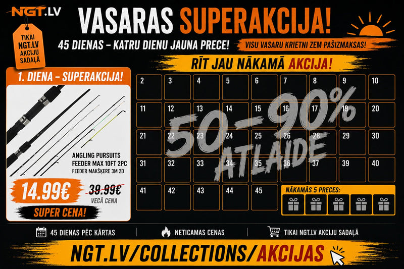 Izpārdošanas akcijas makšķerlietas