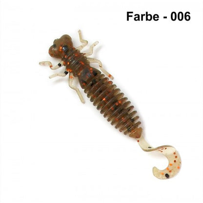 Silikona Mānekļi Fanatik Larva Lux, 1,6"