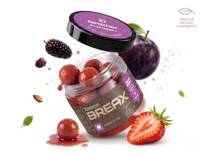 Mērcētās ēsmas boilas Delphin BreaX / SweetBERRY