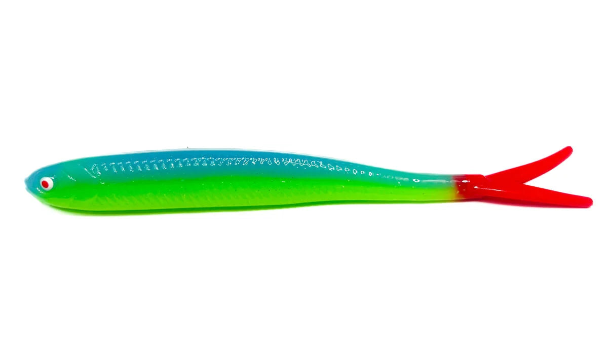 OSHELure Zander Saba Pelagic punase sabaga, 7" silikoonist koha lantidele