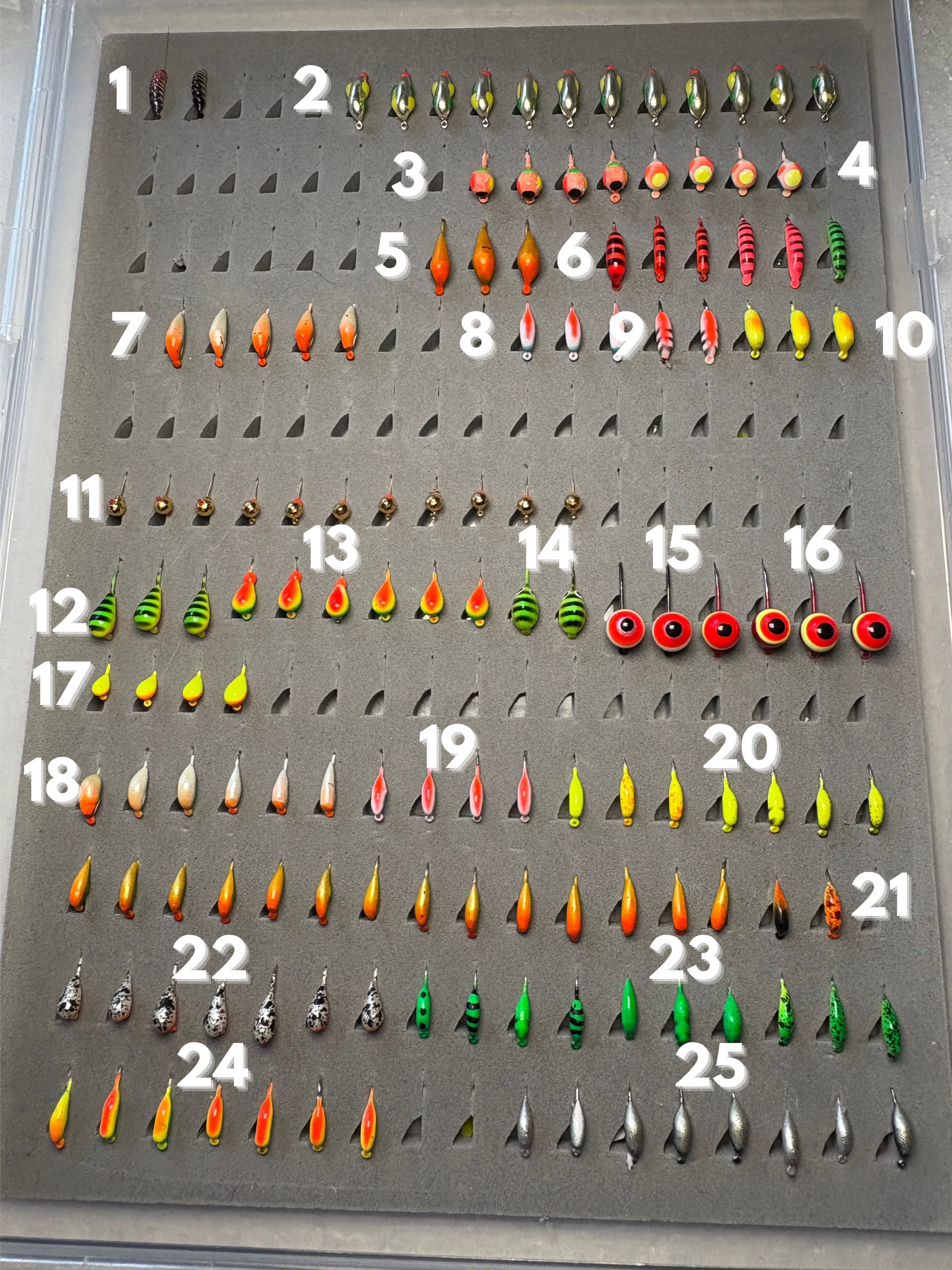 Mitut tüüpi volframist mormõškasid "ASSORTITED"