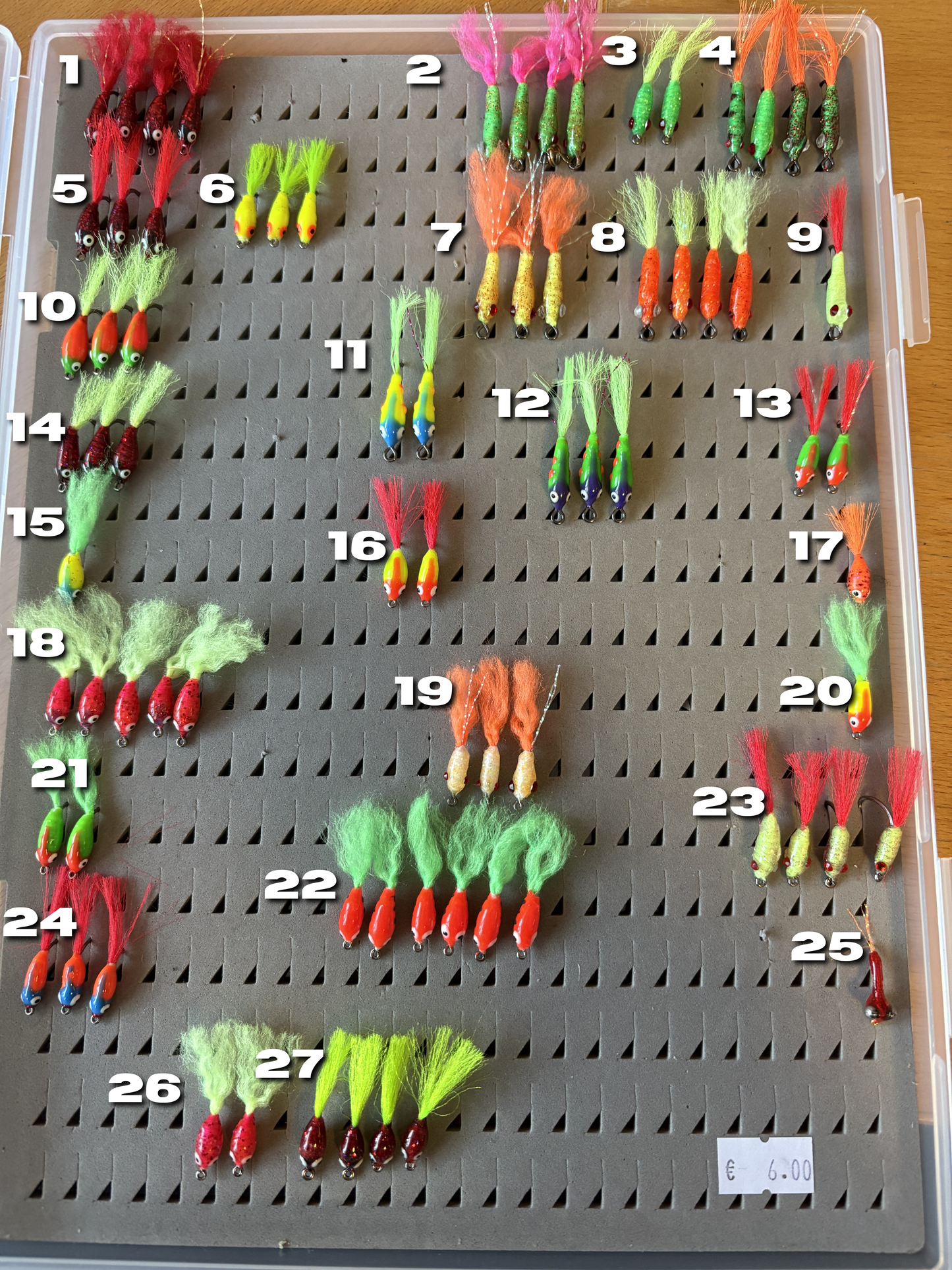 PEIPUSA fly LIMITED, UV-efektiga fly