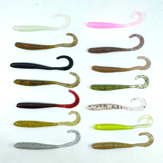 Silikona Mānekļi Bait Breath Fish Curly 2.5"