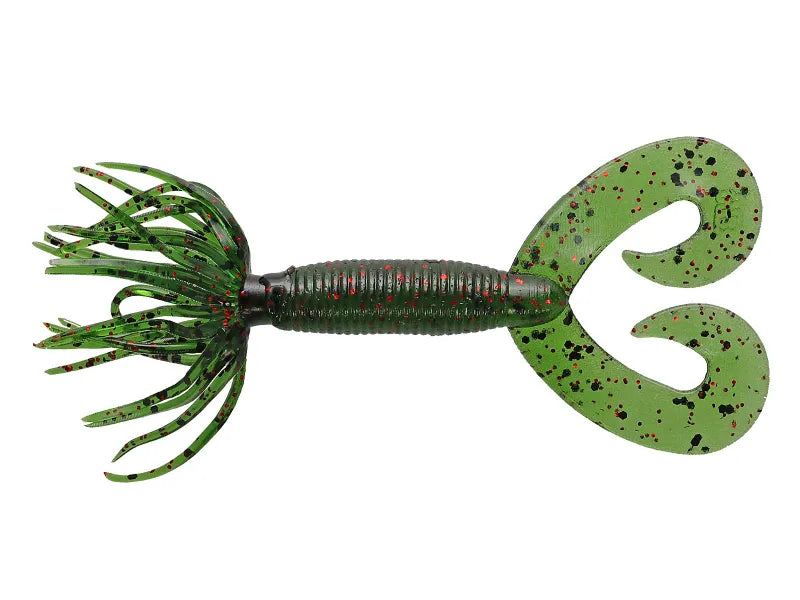 Silikona mānekļi Yamamoto Baits Double Tail Hula Grubs 2.5"