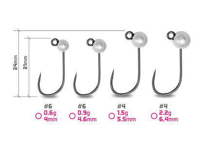 Volframa džiggalva Delphin T-AREA BL / 5 gab - silver
