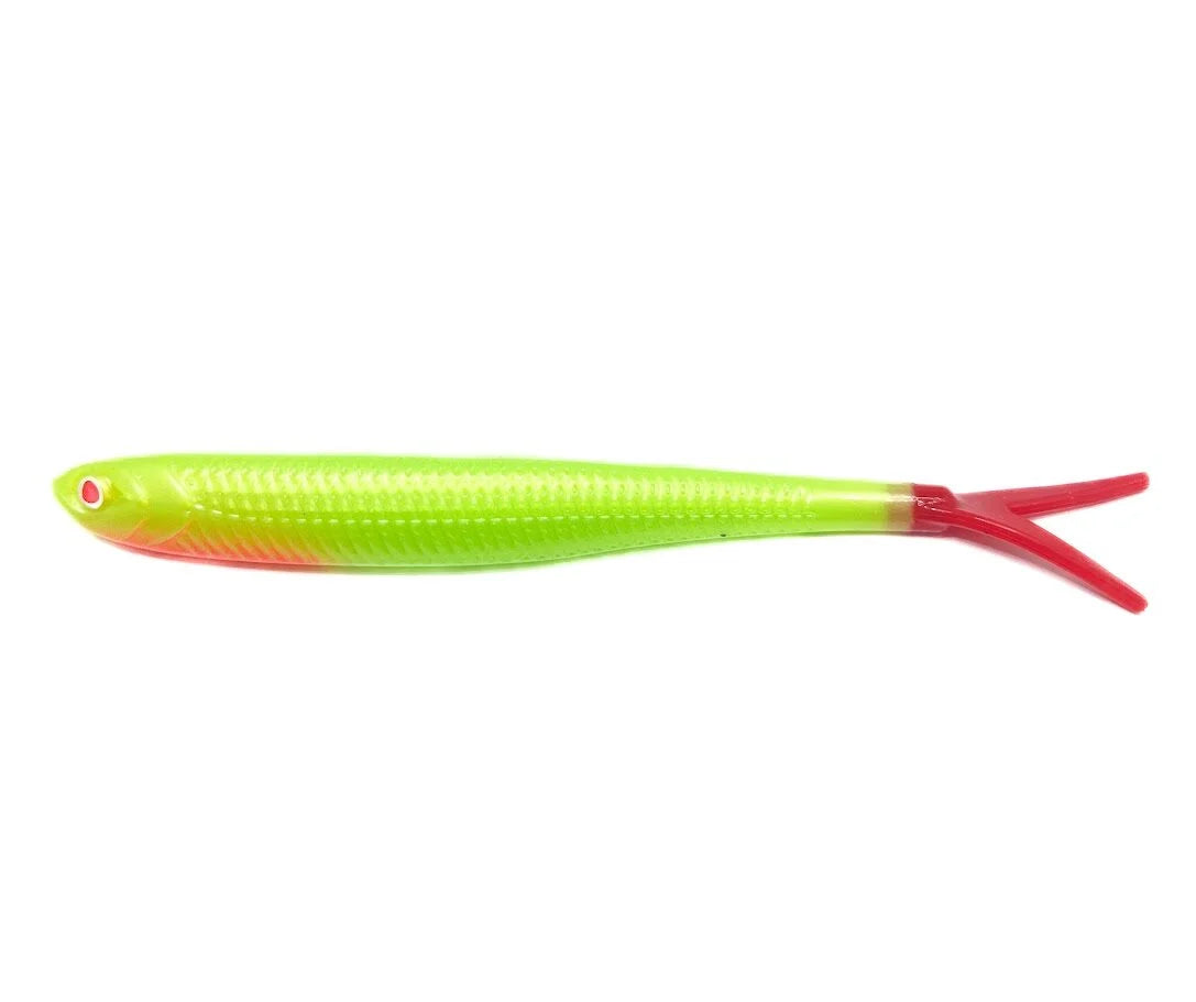 OSHELure Zander Saba Pelagic punase sabaga, 7" silikoonist koha lantidele