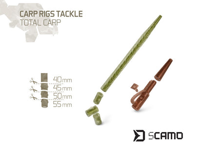 Süsteemikomplekt Delphin sCAMO Total CARP 10 komplekti