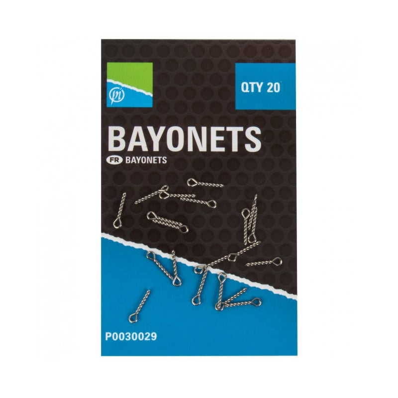 Skrūves PRESTON BAYONETS 20pcs