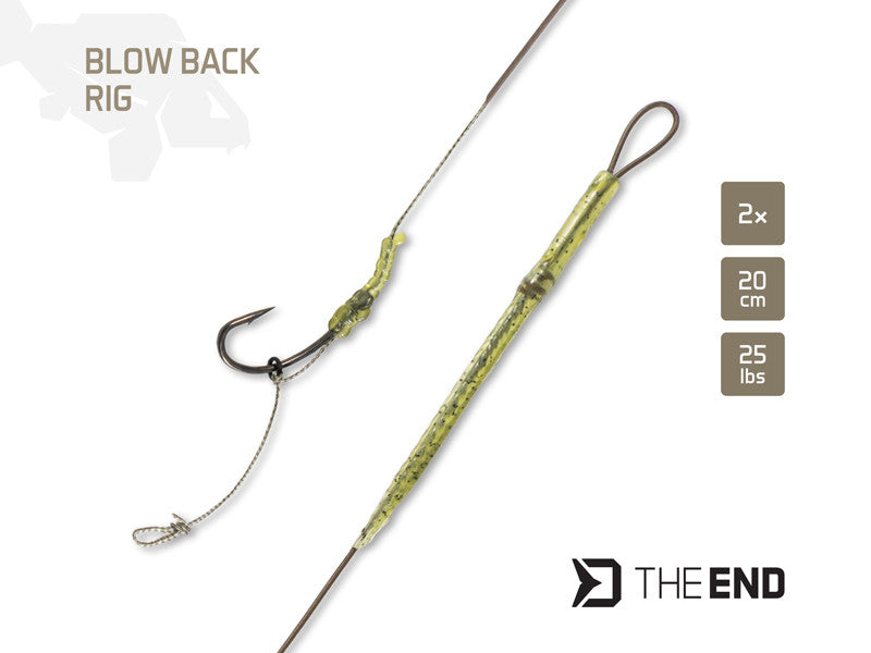 Pavadiņa Delphin THE END Blow back rig / 2 pcs