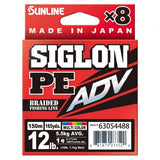 Punutud tamiil Sunline Siglon PEx8 ADV 150m mitmevärviline
