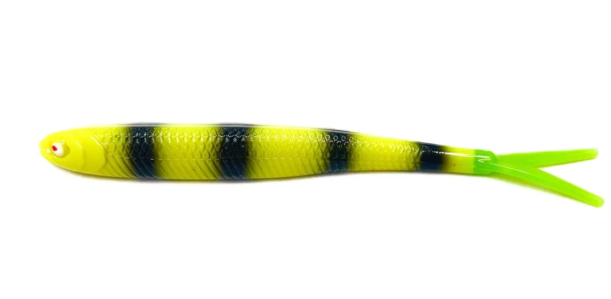 OSHELure Zander Saba Pelagic punase sabaga, 7" silikoonist koha lantidele
