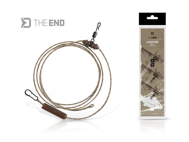 Helisüsteem Delphin THE END Leadcore HELI 80cm / 3tk 