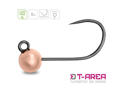 Volframa džiggalva Delphin T-AREA BL / 5 gab - copper